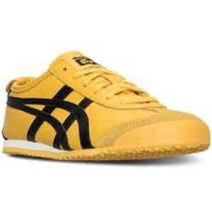 Onitsuka Tiger by Asics Gold and Black Sneakers